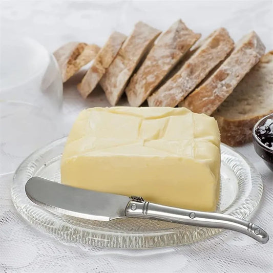 Laguiole Butter Spreaders Cheese Knives Stainless Steel Butter Knife Kitchen Silverware Restaurant Bar Cheese Tools Kid 4-10pcs